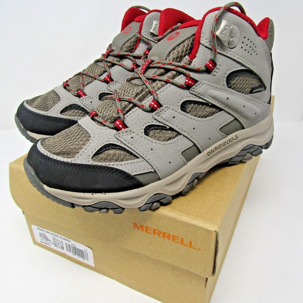 Merrell Moab 3 Mid Top Waterproof Hiking Boots Boys Size 5.5 Youth Kids NEW